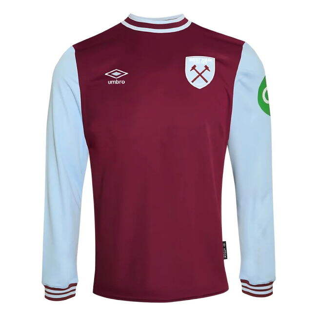 West Ham 2024-20 Home Football Shirt with Moore Printing L M S Kids