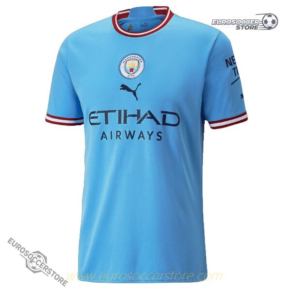The 22-23 Home Jersey of Manchester City