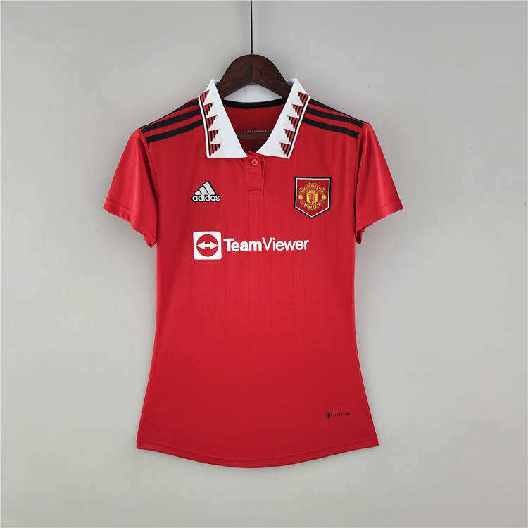 Manchester United 2223 Home Kit Women's Soccer Jersey - Official