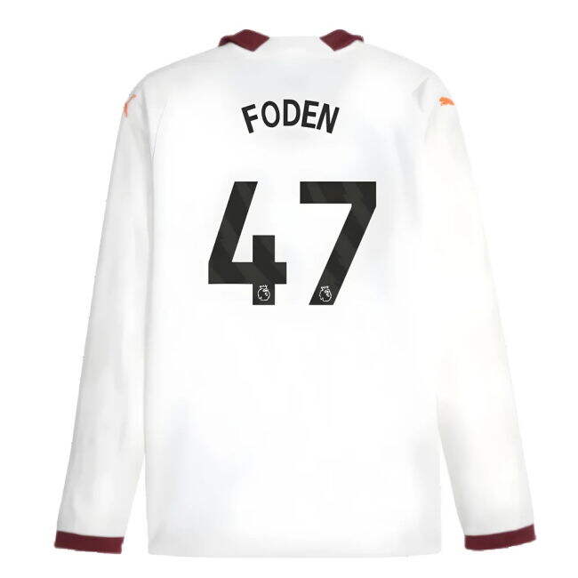 2023-20 Man City Official Away Soccer Jersey FODEN #47 L M S