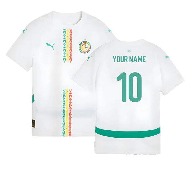 World-Class 2024-2025 Senegal Home Shirt (Kids) (Your Name)