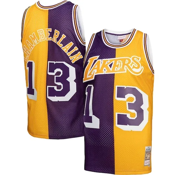 Wilt Chamberlain LAL Top-Grade Basketball Jersey - Team Colors