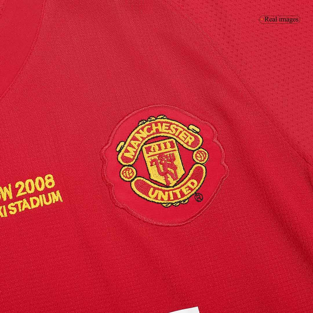Vintage Soccer Jersey RONALDO #7 Manchester United Home 2007/08 - UCL Final