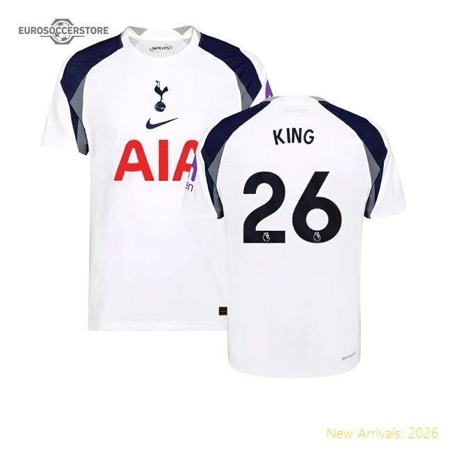 2025-2026 Thfc Hotspur Authentic Home Shirt (king 26) - Authentic Design