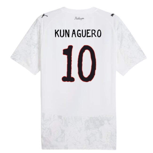 2025-2026 KIDSUPER x Manchester City CWC Shirt (White) (Kun Aguero 10)