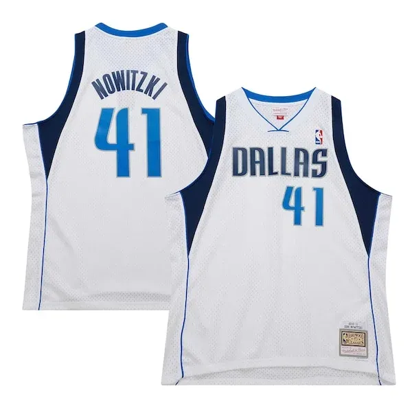 Dirk Nowitzki DAL Swingman Jersey - exclusive swingman-jersey - White