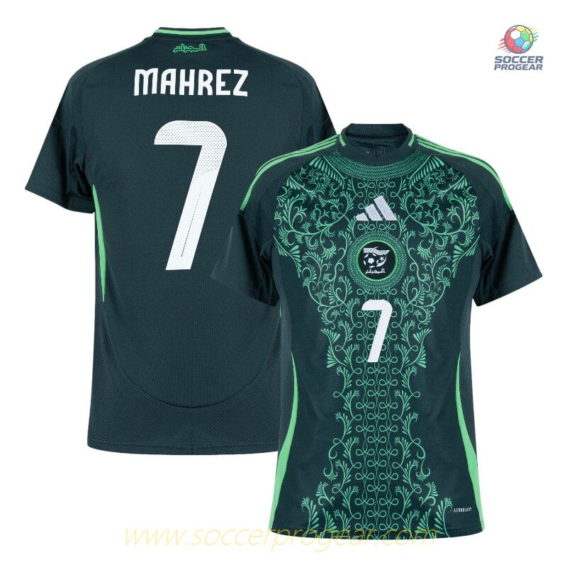 Algeria Away Kids Soccer Shirt 2024/25 Collection Mahrez