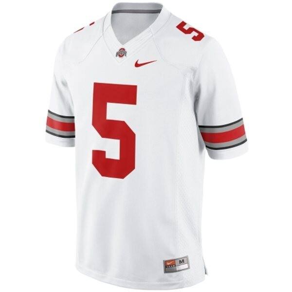 Durable Youth Ohio State Buckeyes #5 Braxton Miller White Version