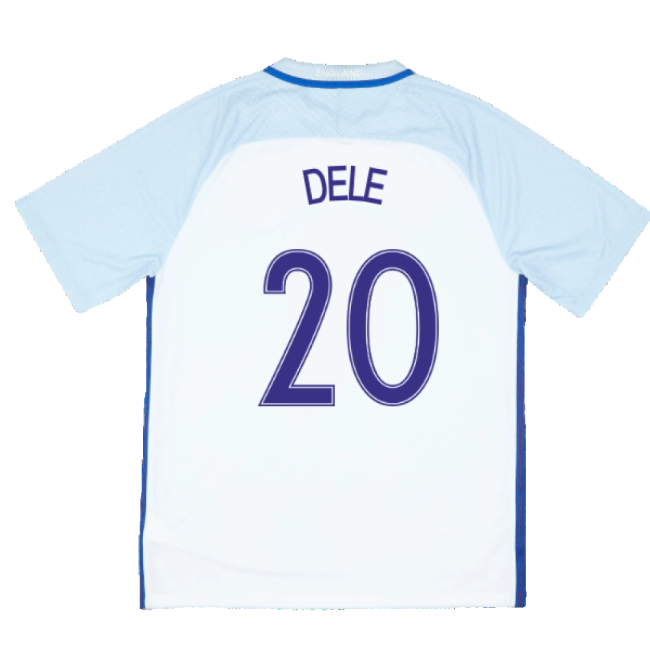 Dele 20 Genuine 2016-2017 England UEFA Home Jersey