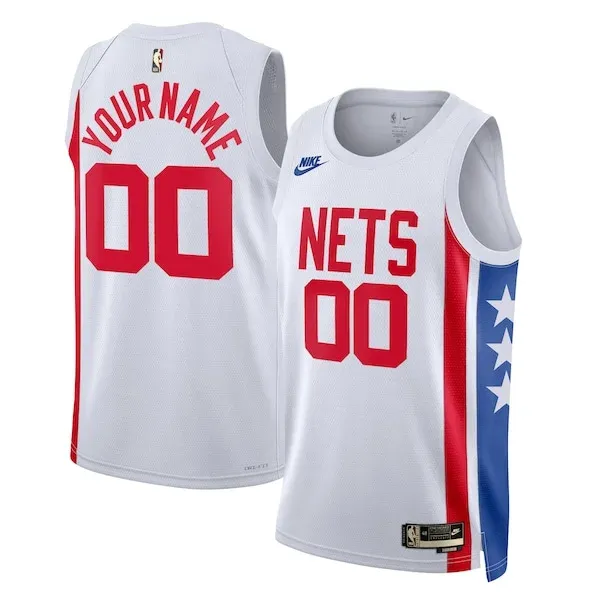Brooklyn Nets BKN Swingman Jersey - official authentic-jersey - White