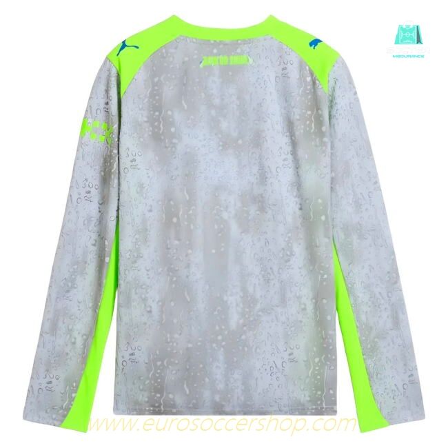 2025-2026 Man City Long Sleeve Third Shirt (Kids)