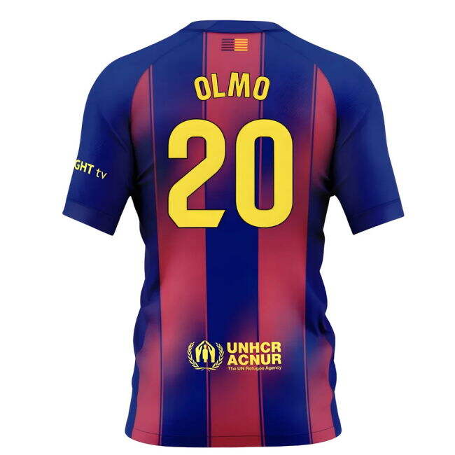 Barcelona official style Home Shirt 2025-2026 (Junior