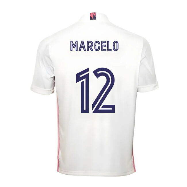 2020-2021 Real Madrid Adidas Home Football Shirt (MARCELO 12)