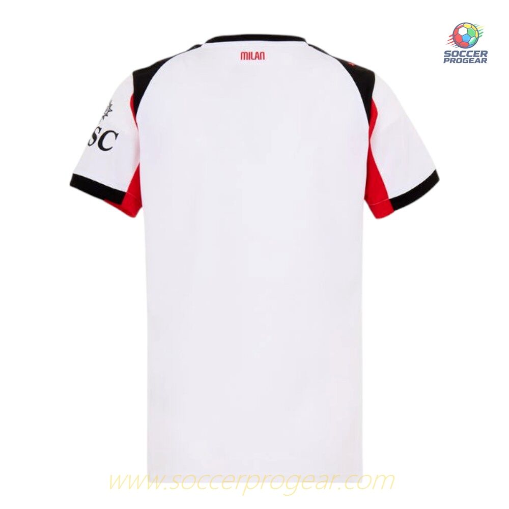AC Milan Away Soccer Jersey 2025-26 Edition Ladies