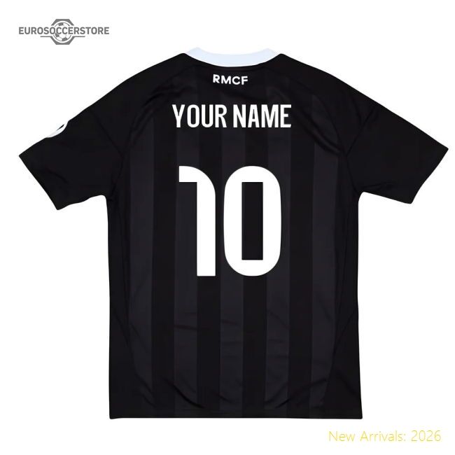 2025-2026 Real Madrid Third Goalkeeper Youth Kit (black) (your Name)