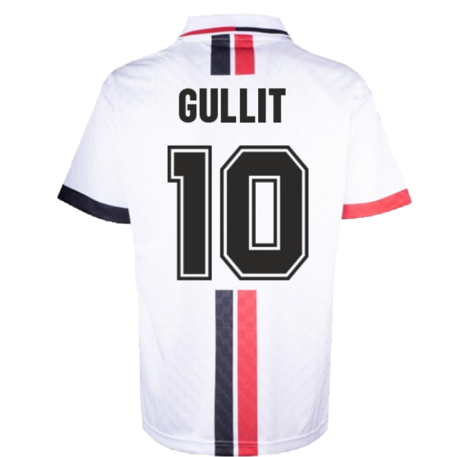 Exceptional Ac Milan 1996 Away Retro Shirt (gullit 10) - Fan Collection