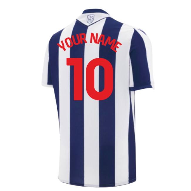 2025-2026 West Bromwich Albion WBA Home Shirt (Your Name)