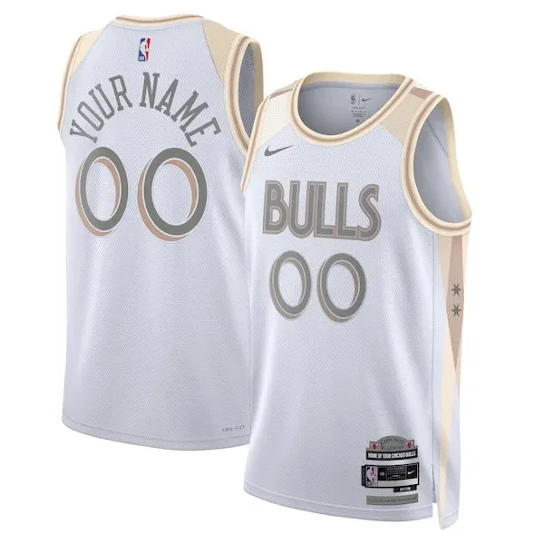 Chicago Bulls CHI Swingman Jersey - modern Basketball - White