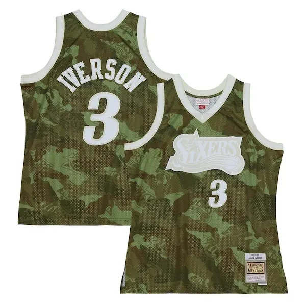 Allen Iverson PHI Swingman Jersey - top-tier fashionable - Green