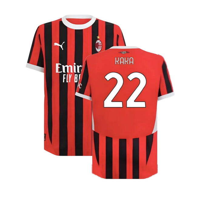 AC Milan 2024-2025 Home Jersey - Adult #46
