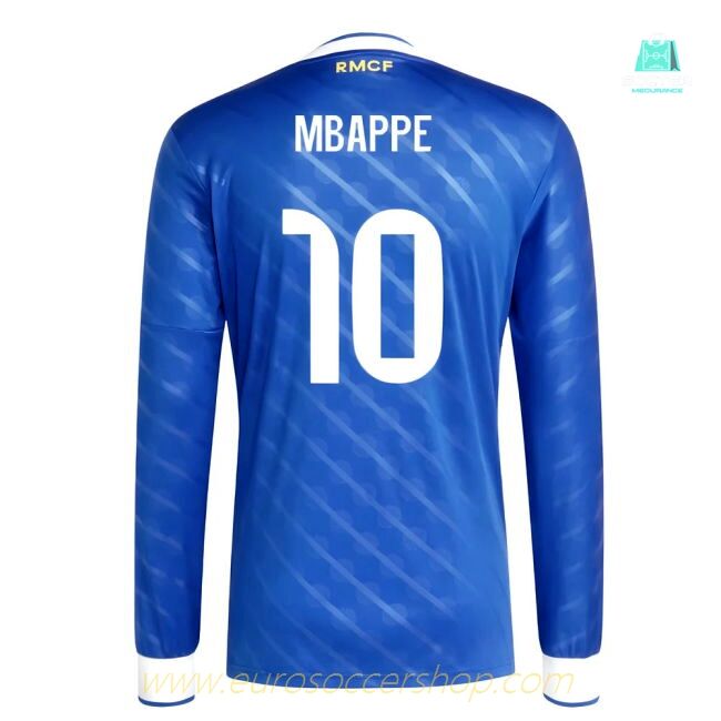 2025-2026 Real Madrid Long Sleeve Third Shirt (Mbappe 10)