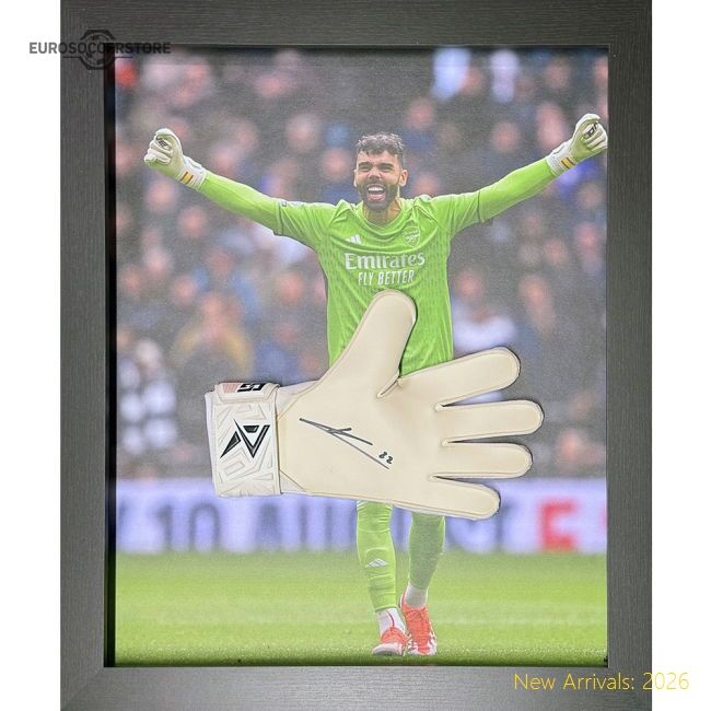 Official Arsenal Fc Raya Signed Glove (framed) - Premium Quality