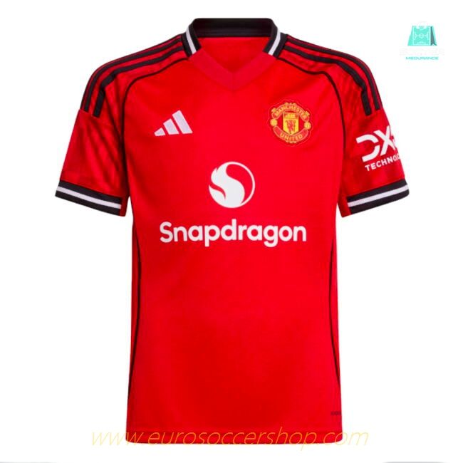 2025-2026 Man Utd Home Shirt (Kids) (Ronaldo 7)