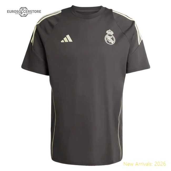 2025-2026 Real Madrid Training Tee (utility Grey) - Competitive Price