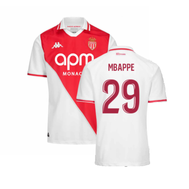 Home Shirt for AS Monaco 2024-2025 (Unisex