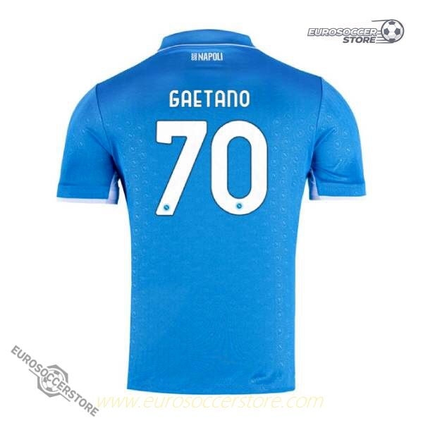 Gaetano's 70 Home Jersey for Napoli in the 24-25 Season