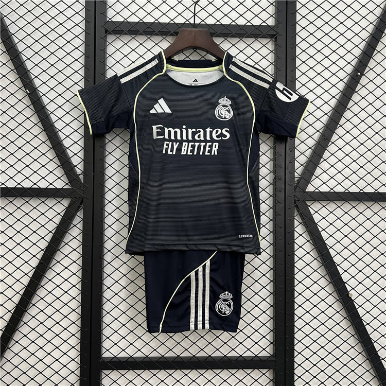 KidsYouth Real Madrid 2526 Away Kit ShirtShort - Official Replica