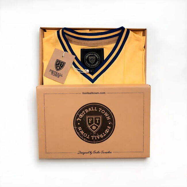 Vintage Sweden Blågult Soccer Jersey