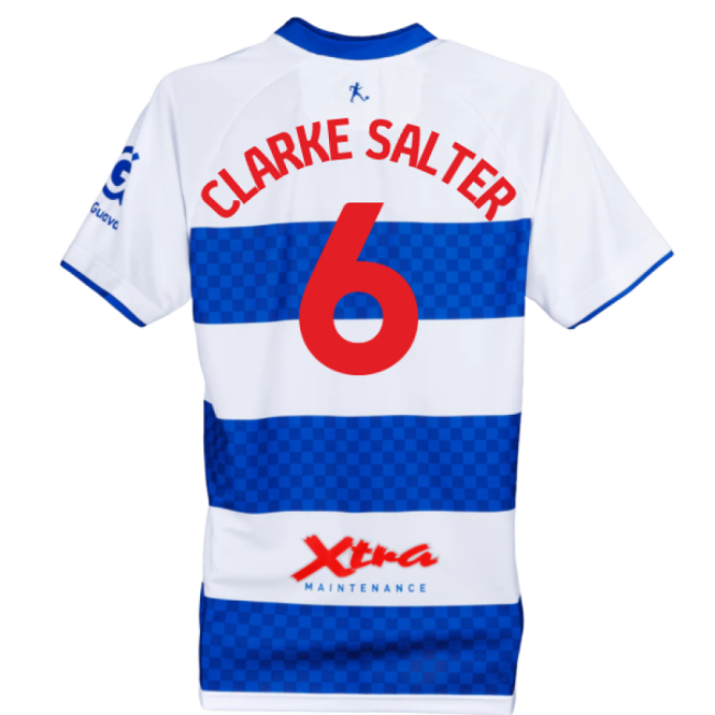 2025-2026 QPR Queens Park Rangers Home Jersey (Clarke Salter 6)