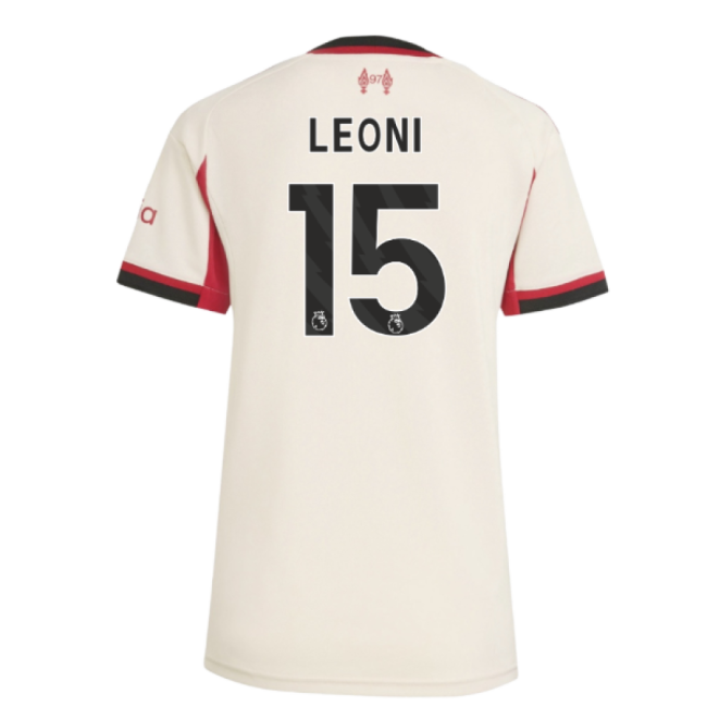 Genuine Liverpool 2025-2026 Liverpool Away Shirt (Womens) (Leoni 15)