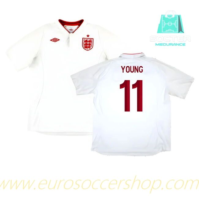England National Team Home Football Shirt Authentic (Young 11)