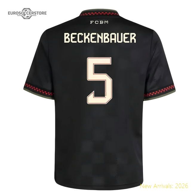 2025-2026 Bayern Munich Alternative Jersey (kids) (beckenbauer 5)