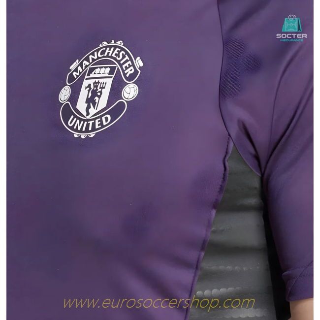 2025-2026 Man Utd Training Jersey (Aurora Plum)