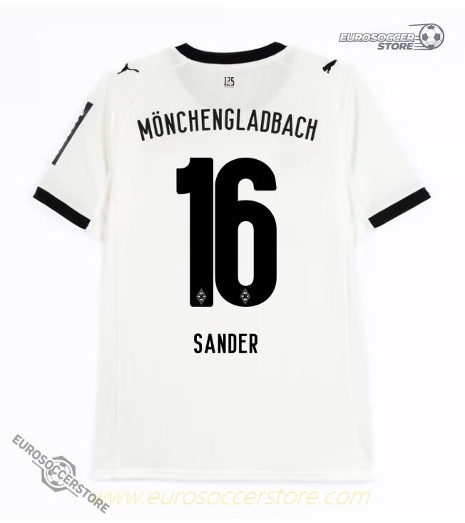 Borussia Monchengladbach 25-26 Home Jersey SANDER 16
