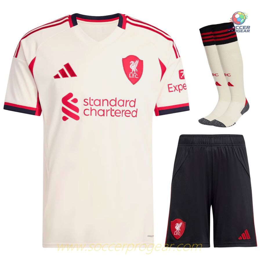 Liverpool Youth Away Soccer Kit Soccer Shirt 2025-26 Edition