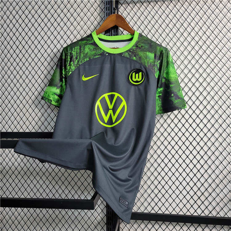 Match Quality Wolfsburg 2324 Away Soccer Jersey Football Shirt