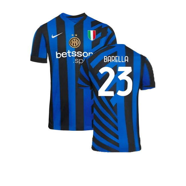 Barella 23 Top Quality Inter Milan 2024-2025 Home Jersey