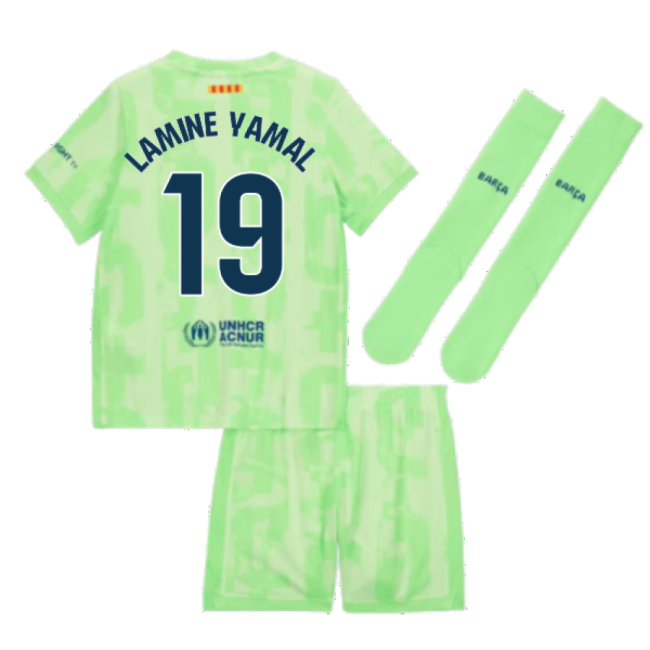 Third Kit for Barcelona Little Boys Mini 2024-2025 (Unisex