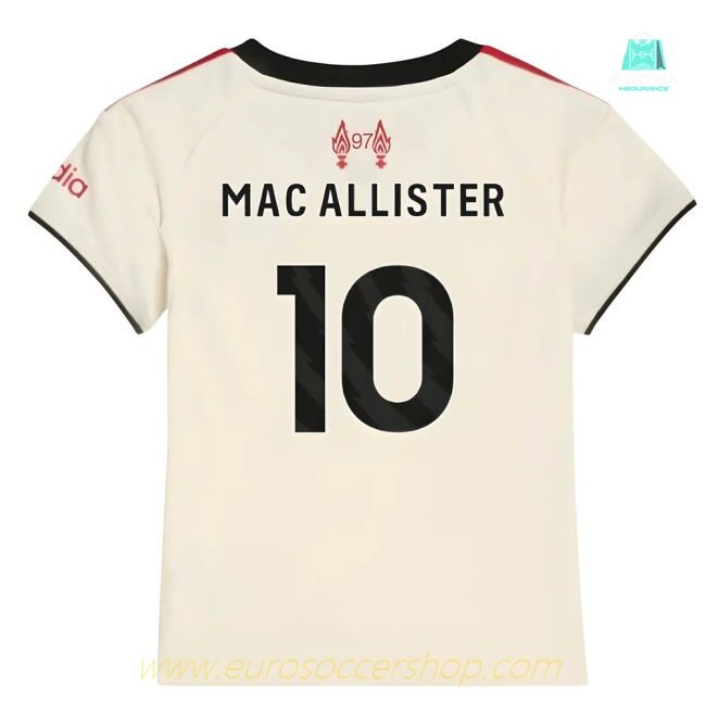 2025-2026 Liverpool Away Baby Kit (Mac Allister 10)