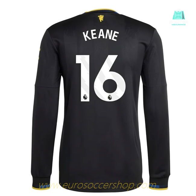 2025-2026 Man Utd Authentic Long Sleeve Third Shirt (Keane 16)