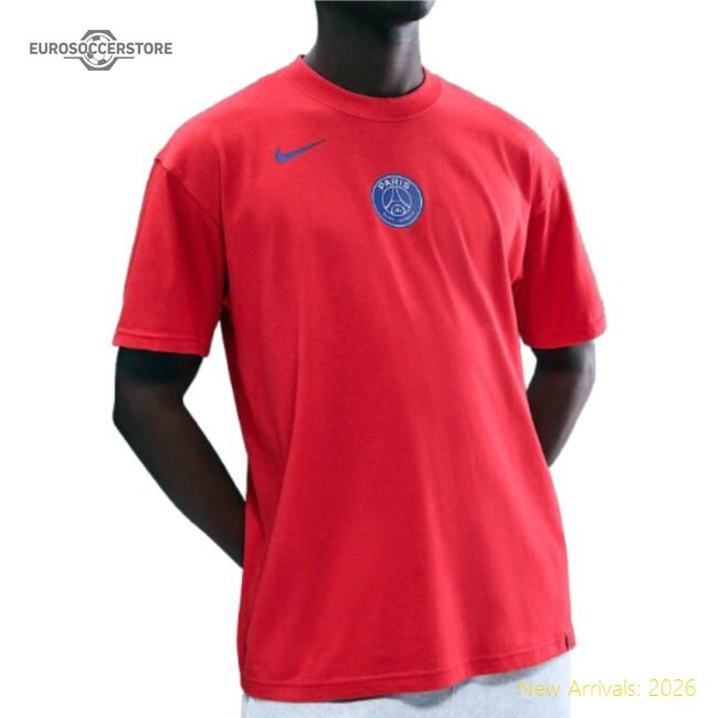 High-Quality 2025-2026 Psg Total 90 Football T-Shirt (Red)