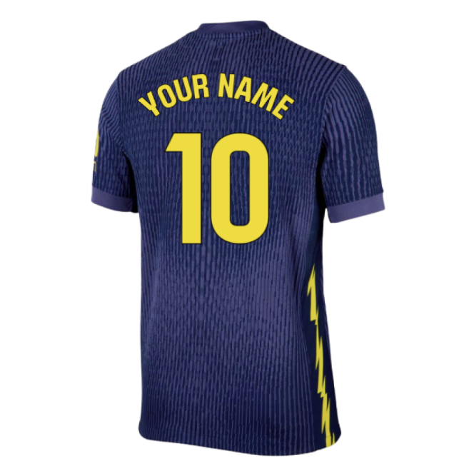 2025-2026 Atletico Madrid Authentic Away Shirt (Your Name)