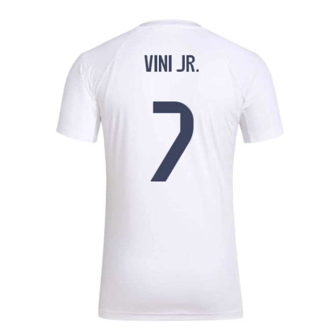Real Madrid Santander Vini Jr. First-class Jersey Advanced Textile