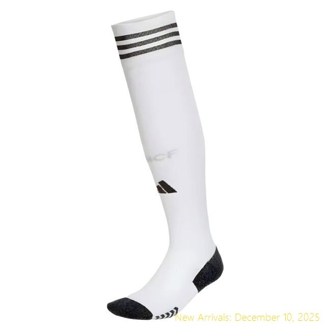 2025-2026 Real Madrid RM Premium Home Socks (White) - Discounted