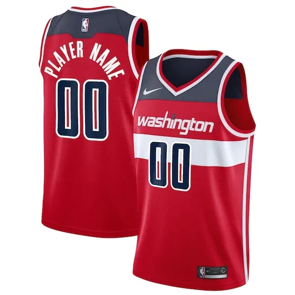 Washington Wizards WAS Swingman Jersey - genuine team-jersey - Red