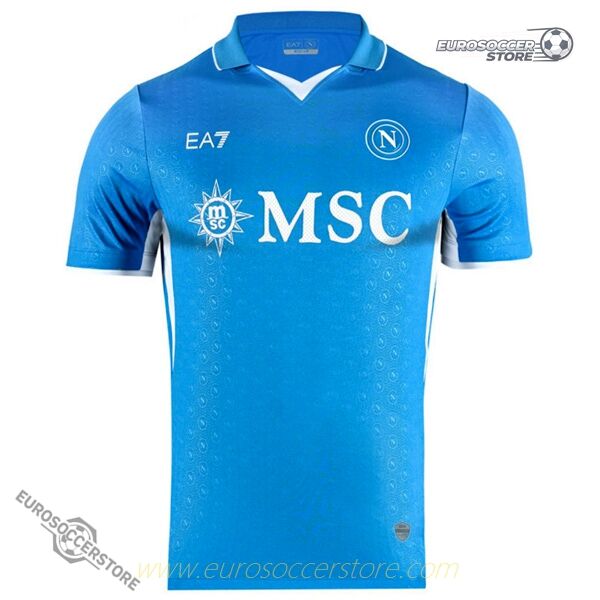 Napoli's 24-25 Season Home Football Jersey